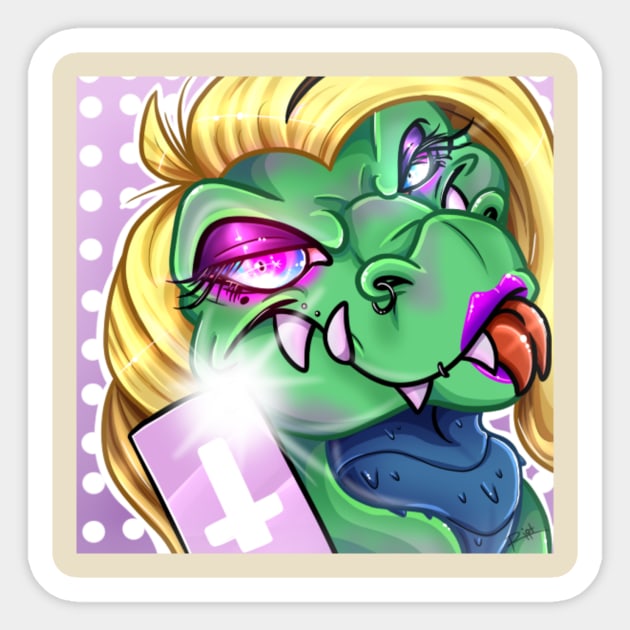 Selfie Sticker by DragonDesigner